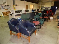 Large Quantity of Assorted Office Chairs