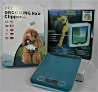 NIOB Pet Grooming Hair Clipper + Cat Door + digita