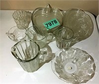 14± pcs Clear Glassware