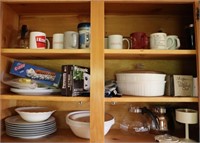 Kitchen Cabinet Contents - Mugs, Bowls ++