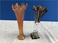 Carnival Glass Vases Fenton