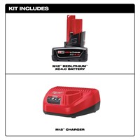 Milwaukee M12 12-Volt Lithium-Ion XC Pack 4.0 Ah