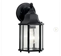 KICHLER Chesapeake 10.25 in. 1-Light Black