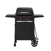 2-Burner Propane Gas Grill in Black