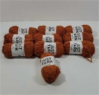 Premier Just Yarn Plush Burnt Orange 7 total