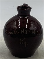 Vintage little brown jug from the hills of old