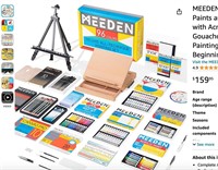 MEEDEN Painting Set with Paints and Easels: