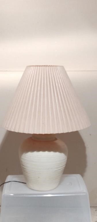 Ceramic Base Lamp with Shade