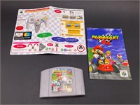 Mario Kart Nintendo 64 Game+ Manual Operation Card