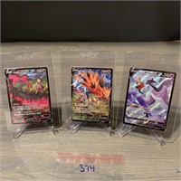 Moltres, Zapdos, Articuno V TG Pokemon Cards