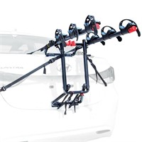 Foldable 3 Bike Trunk Mounted Carrier Rack