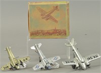 LOT OF THREE TIN AIRPLANES - WESTERN GERMANY