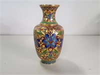 Cloisonne Vase 6in Tall