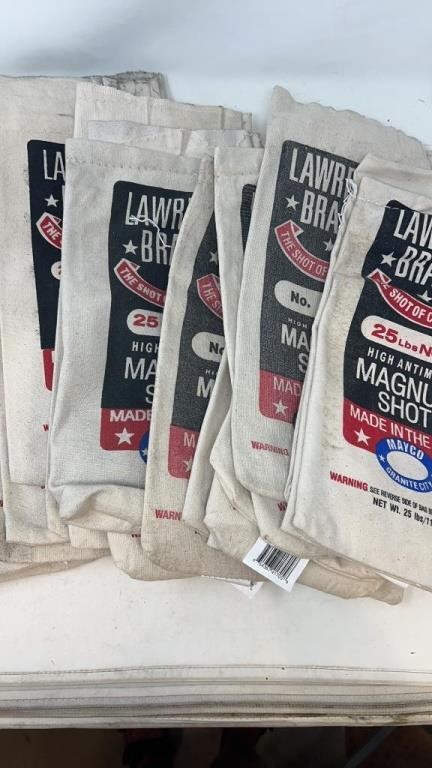 30 Lawrence Brand Shot bags