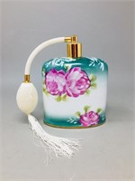 hand painted atomizer scent bottle