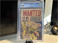 Wanted Comics #39 Golden Age CGC Graded 4.0
