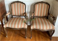 2 matching Ethan Allen arm chairs with nice