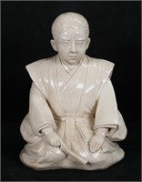 Japanese Pottery Seated Figure
