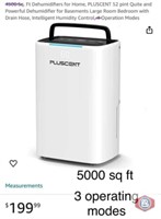 New 3 pcs; 5000 Ft Dehumidifiers for Home,