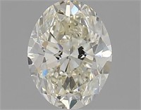 Gia Certified Oval Cut .90ct Si1 Diamond