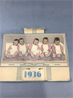 1935 The Dionne Quintiplets