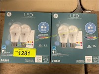 2ct 60W Replacement LED+ Color Changing Light Bulb
