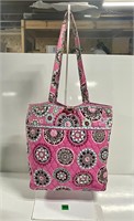 Like New Vera Bradley Cupcake Pink Tote Tortoise