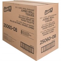 Genuine Joe Dispenser Roll Bath Tissue - 8 Rolls