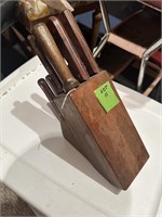 knife block and knives