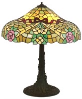 24 in. Chicago Leaded Glass Table Lamp