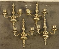 Brass Candelabras-Lot of 4