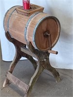 Barrel Butter churn with original base stand look