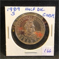 1989S Congressional Commemorative Half Dollar