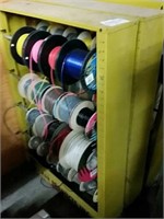 Three Wire Racks with Wire Spools