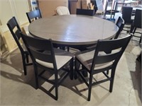 Bayside - 7 PC Round Dining Table Set W/Tags