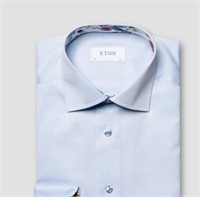 Eton Light Blue Signature Twill Shirt