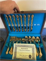 Gold Plated Silver Ware Set