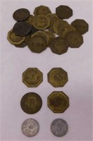 26 vintage Brook's Dana Indiana tokens