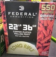 22 L R 550 Rounds