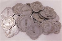 27 vintage Brook's Dana Indiana tokens