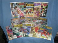 Large group of vintage Avengers Comic Books