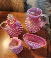 Unique Hobnail 4 Piece Set