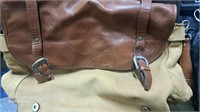 Unbranded leather messenger bag