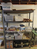 Storage Rack with Contents