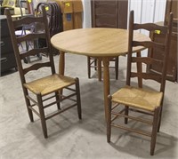 (AB) Acme Metal-Slide Kitchen Table + 3 Chairs