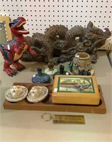Miscellaneous lot - figurines, dragon, small