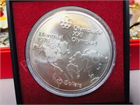 1976 Montreal Olympic fine silver coin