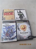 2 PS2 Games , 2- PS3 Games