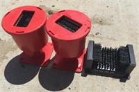 (2) Brand New Ball Cleaners & Boot Scrapper