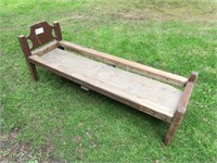 Early hired man's bed, 24" x 75"